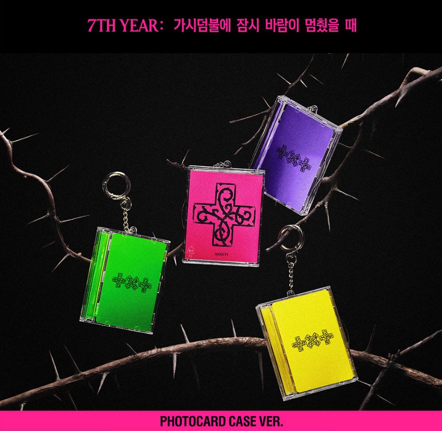 TXT - 7TH YEAR: WHEN THE WIND PAUSED AMONG THE THORNS (PHOTOCARD CASE VER.) + YES24 Gift Nolae