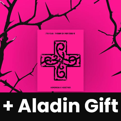 TXT - 7TH YEAR: WHEN THE WIND PAUSED AMONG THE THORNS (PPULBATU VER.) + Aladin Gift Nolae