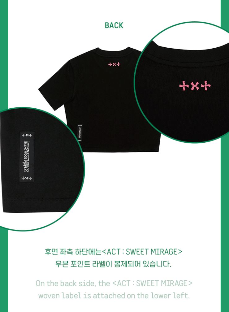 TXT - CROP T-SHIRT (ACT : SWEET MIRAGE)