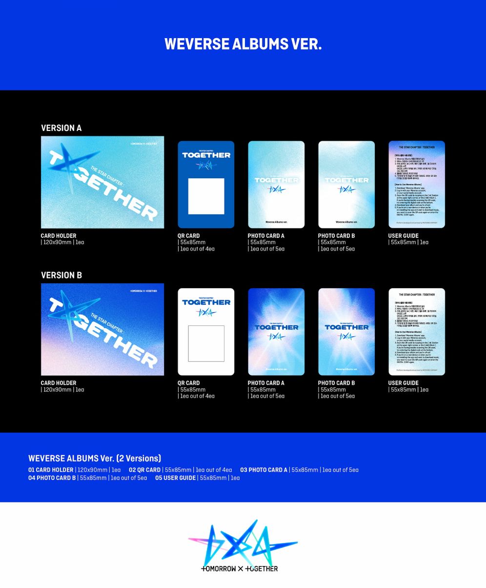 TXT TOGETHER Weverse Albums スビン セット TXT TOGETHER Weverse Albums スビン セット TXT TOGETHER