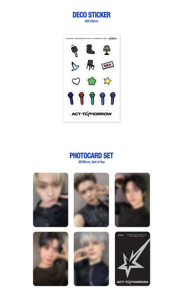 TXT - WORLD TOUR <ACT : TOMORROW> IN SEOUL (DIGITAL CODE) + Original Ticket Nolae