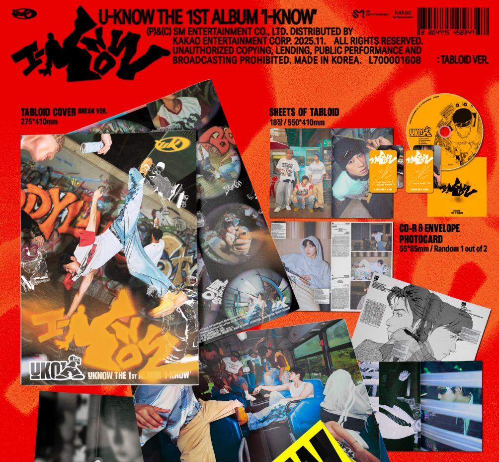 U-KNOW YUNHO (TVXQ!) - I-KNOW (TABLOID VER.) Nolae