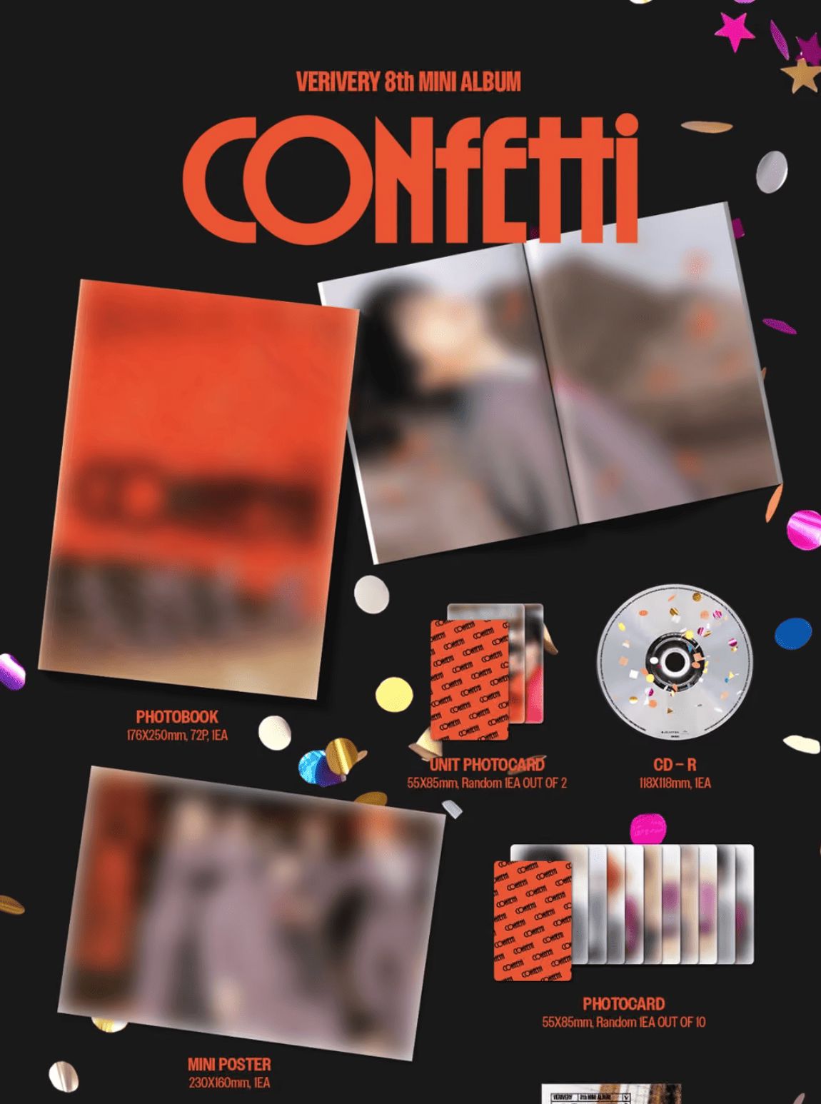 VERIVERY - CONFETTI (PHOTOBOOK VER.) Nolae