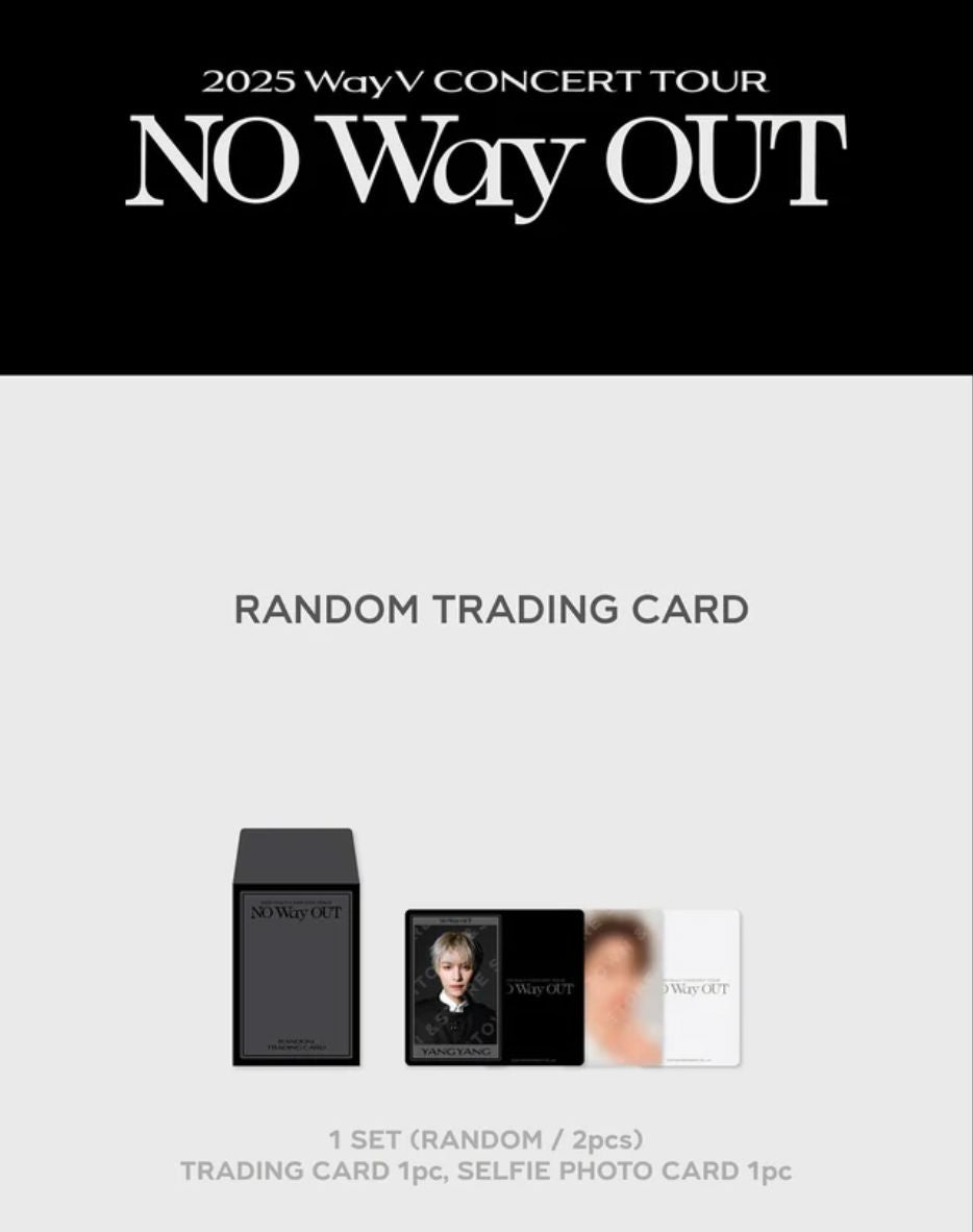 WAYV - RANDOM TRADING CARD (2025 CONCERT TOUR 'NO WAY OUT')