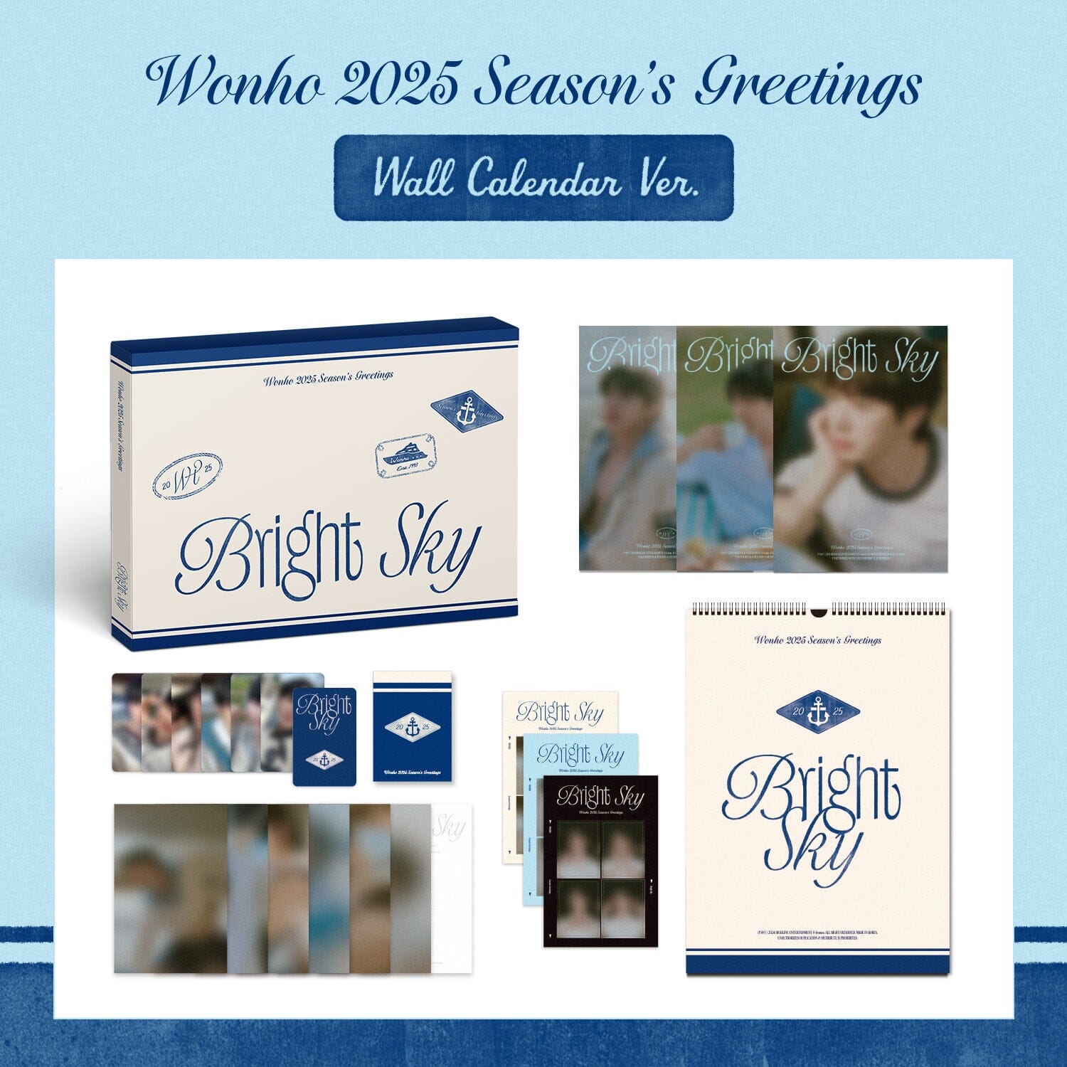 WONHO - 2025 SEASON'S GREETINGS (BRIGHT SKY) Nolae