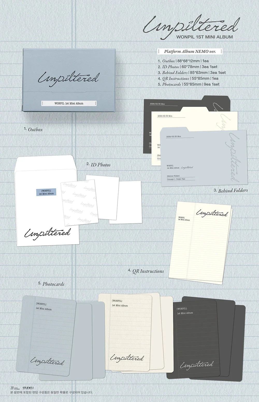 WONPIL (DAY6) - UNPILTERED (PLATFORM/NEMO VER.) Nolae