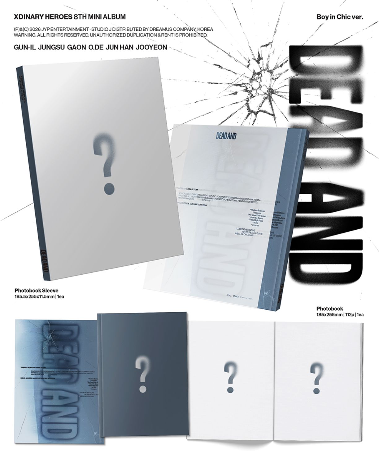XDINARY HEROES - DEAD AND (PHOTOBOOK VER.)