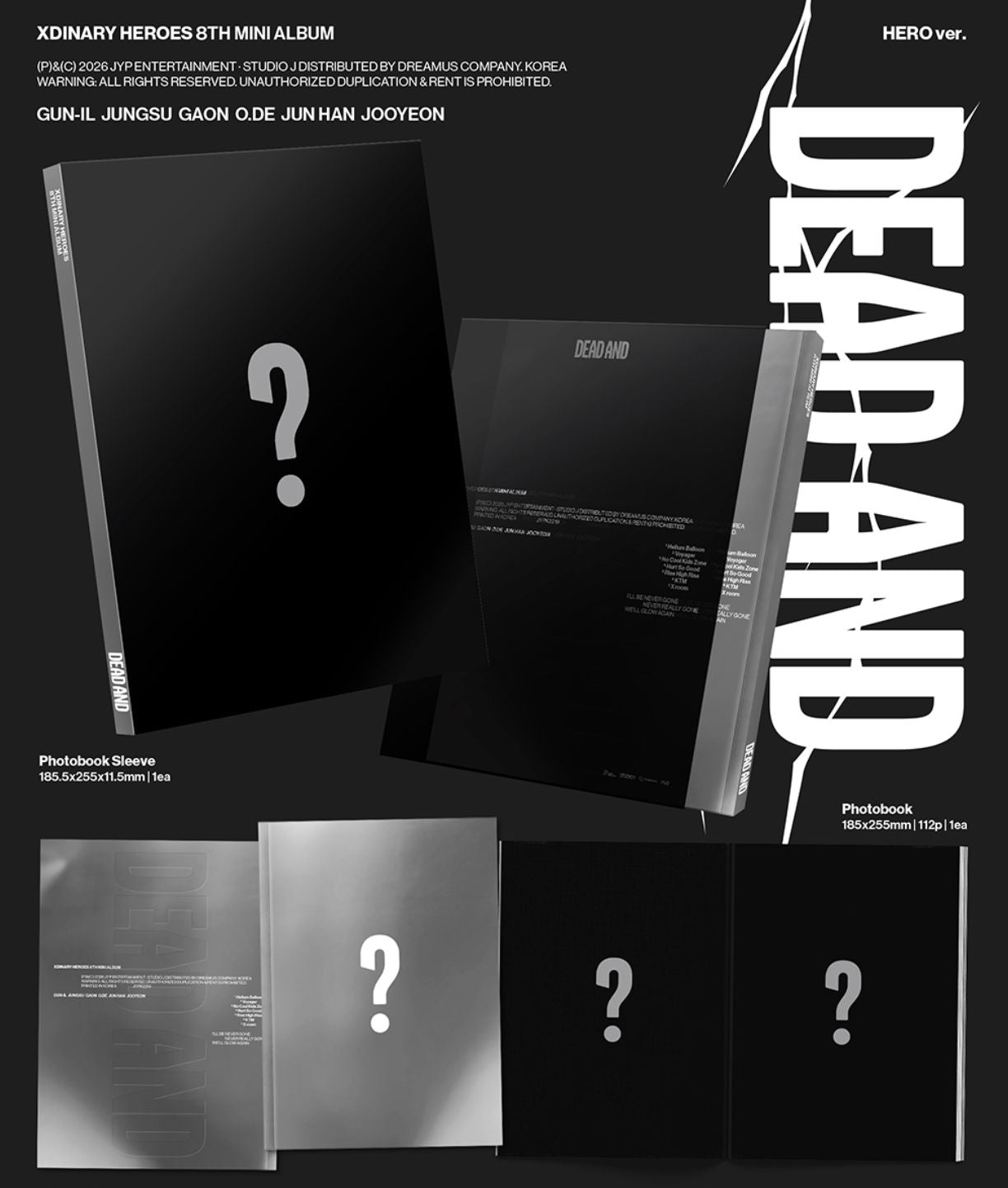 XDINARY HEROES - DEAD AND (PHOTOBOOK VER.)