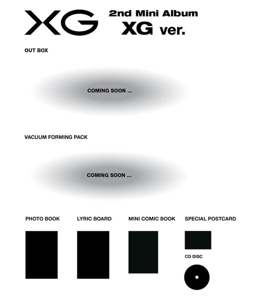 XG (2ND MINI ALBUM) XG VER. + SOLO TRADING CARD Nolae