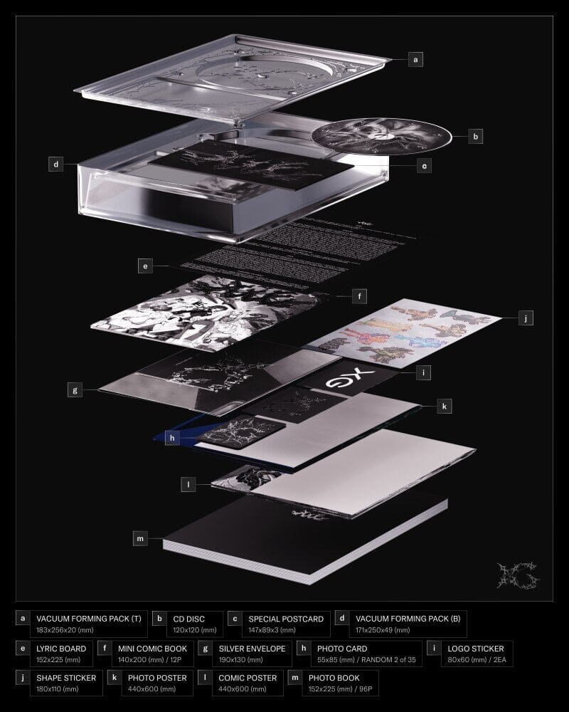 XG - AWE (2ND MINI ALBUM) XG VER. + SOLO TRADING CARD Nolae