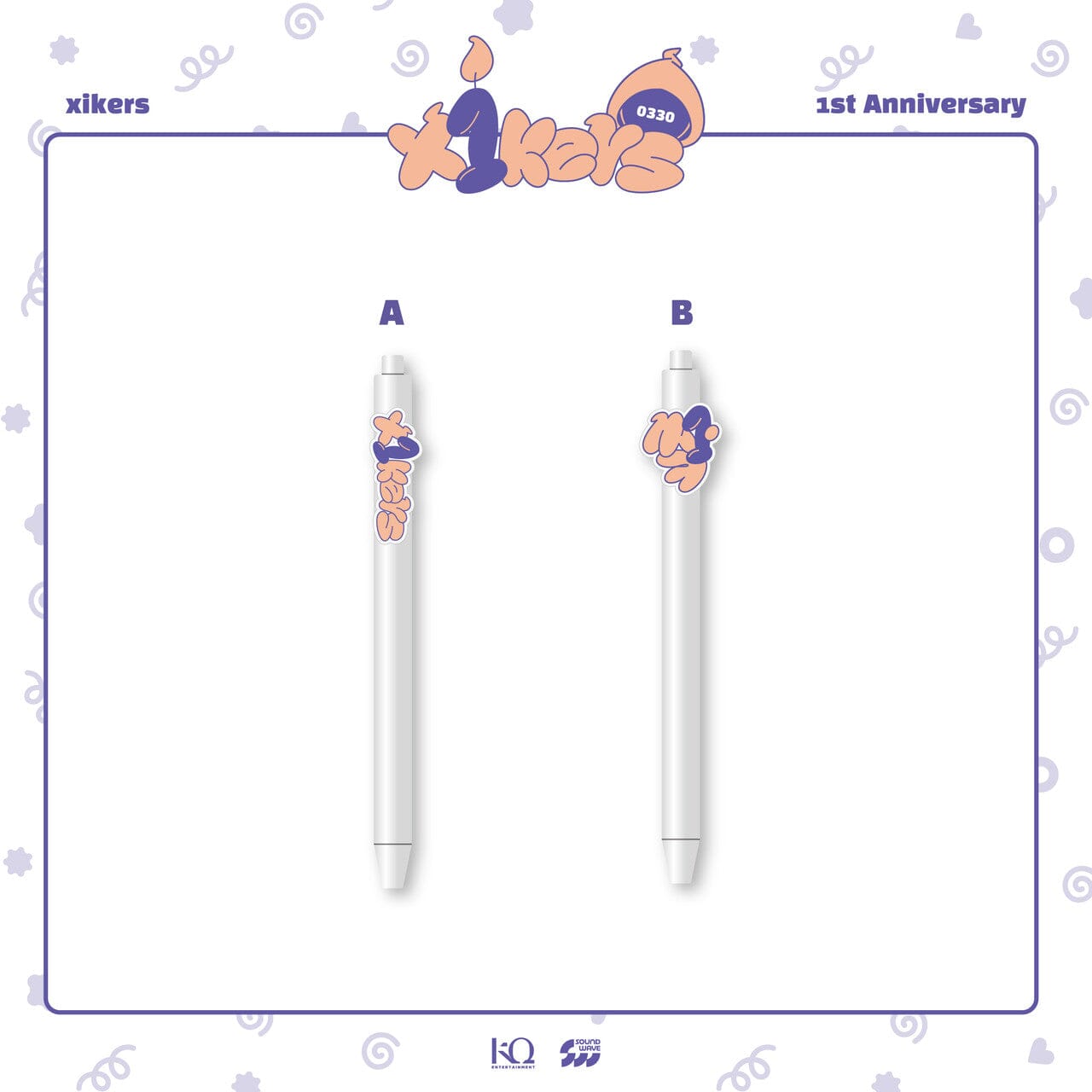 XIKERS - 1ST ANNIVERSARY 'X1KERS' OFFICIAL MD - x1kers GEL PEN