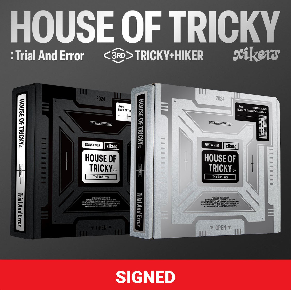 XIKERS - HOUSE OF TRICKY : TRIAL AND ERROR (3RD MINI 