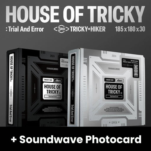 XIKERS - HOUSE OF TRICKY : TRIAL AND ERROR (3RD MINI ALBUM) + Soundwave Photocard Nolae