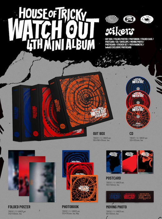 XIKERS - HOUSE OF TRICKY WATCH OUT (4TH MINI ALBUM) POP-UP EXCLUSIVE Nolae