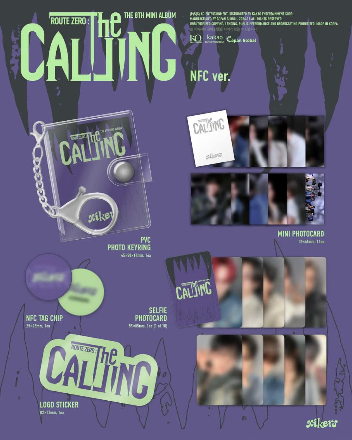 XIKERS - ROUTE ZERO : THE CALLING (NFC VER.) Nolae