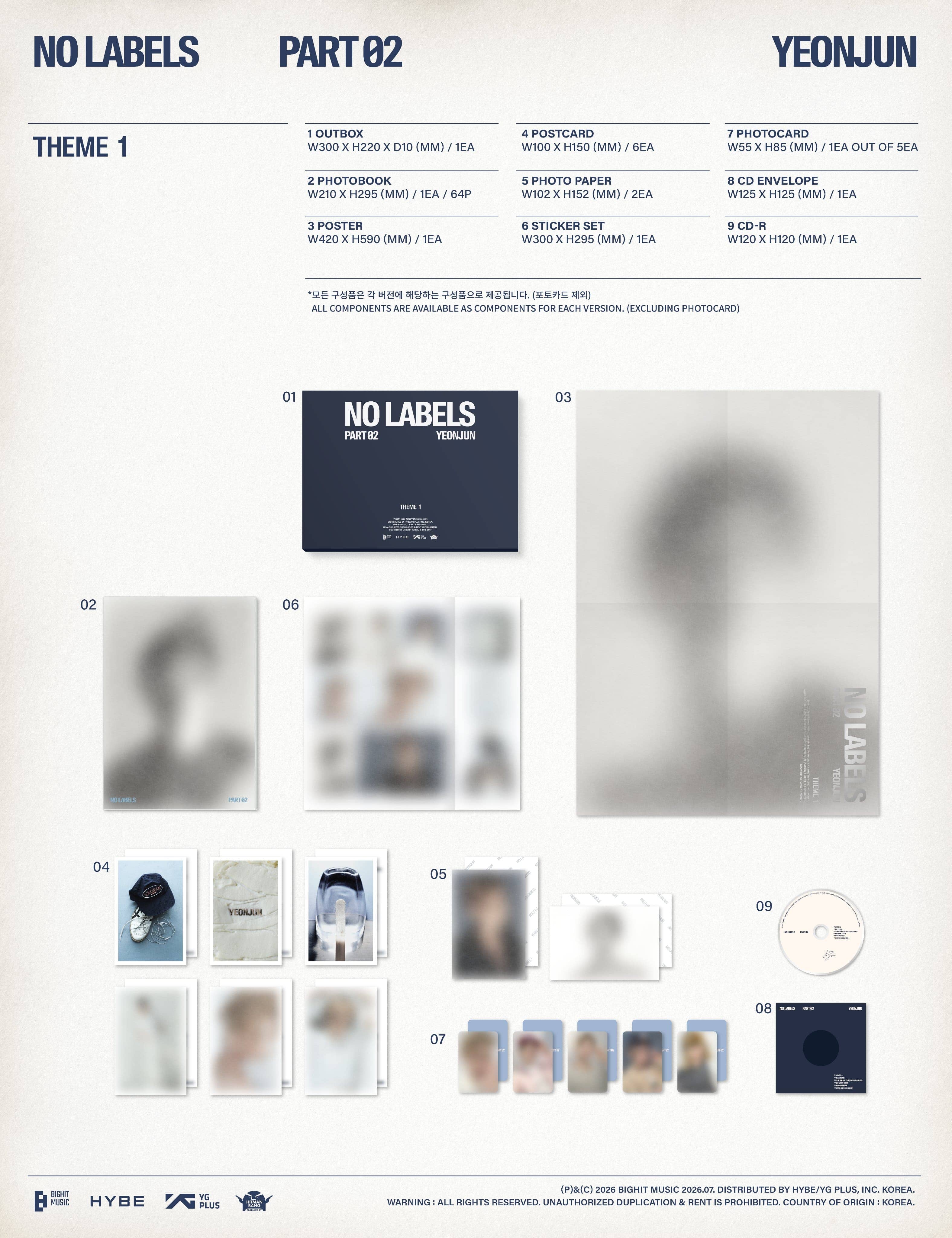 Buy YEONJUN NO LABELS: Part 02 Album – TXT Solo