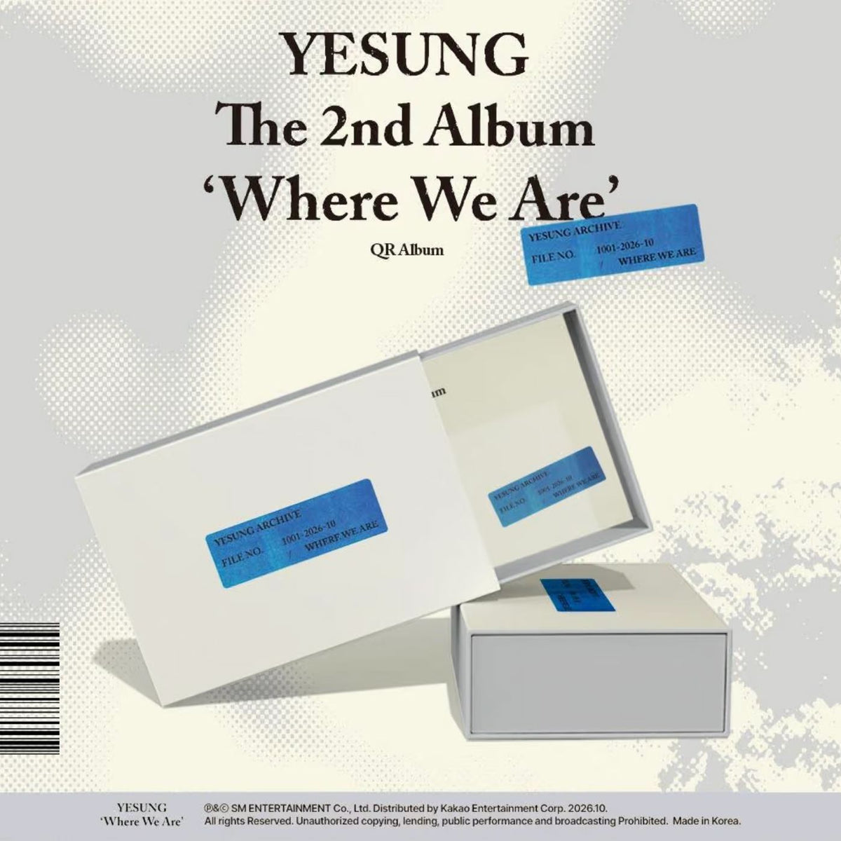 YESUNG (SUPER JUNIOR) - WHERE WE ARE SET + SM Gift Nolae