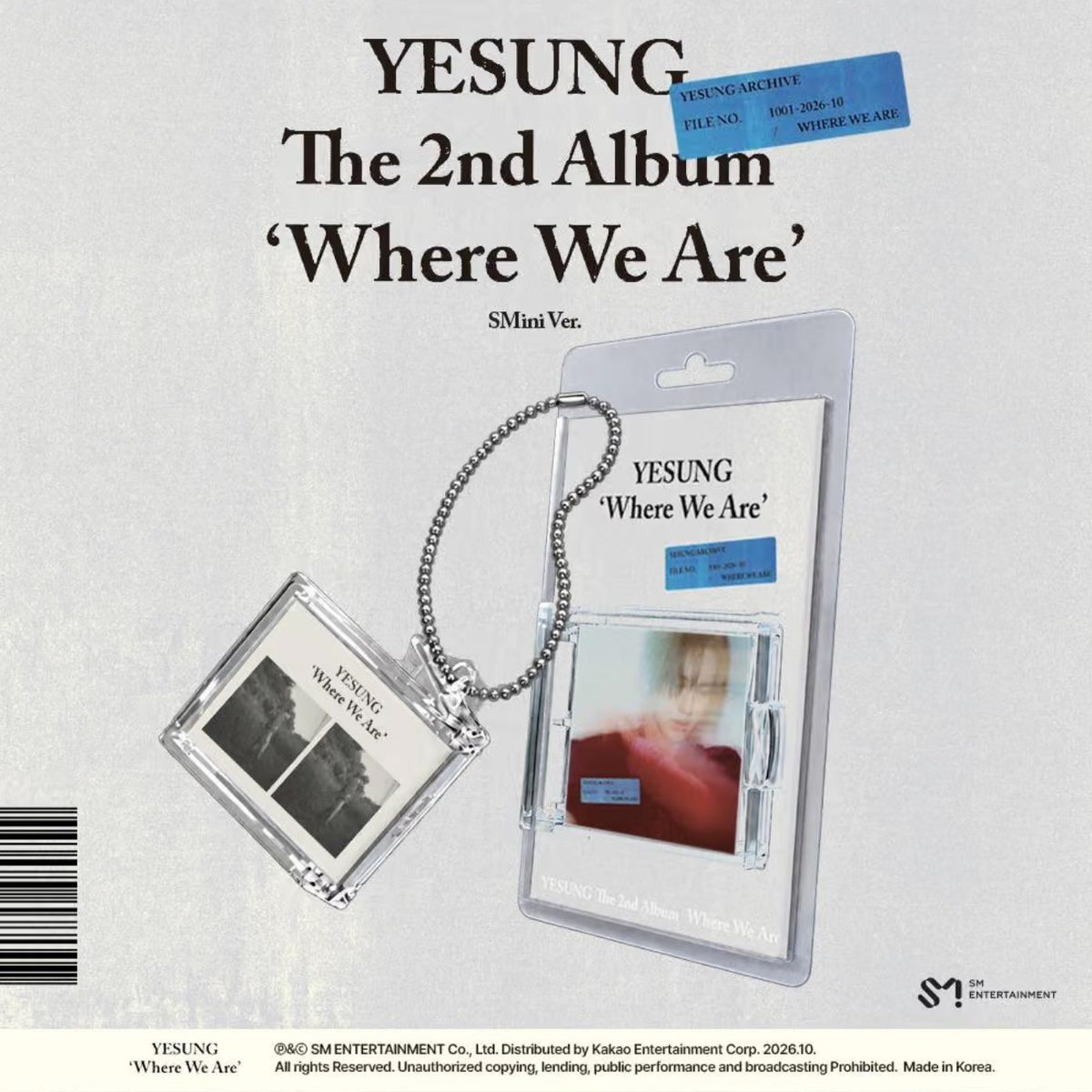 YESUNG (SUPER JUNIOR) - WHERE WE ARE (SMART ALBUM) Nolae