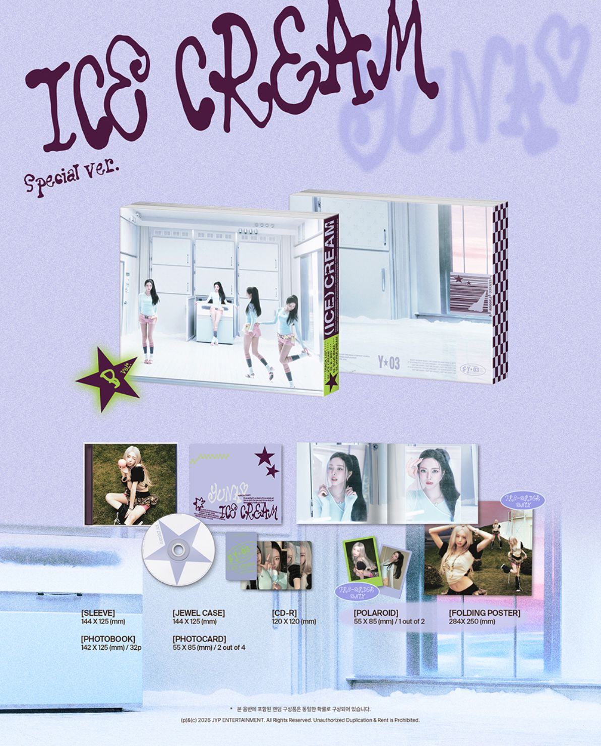 YUNA (ITZY) - ICE CREAM (SPECIAL VER.)