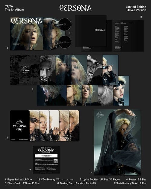 YUTA PERSONA Unveil Ver. 特典 バンダナ・アクスタ YUTA (NCT) - PERSONA