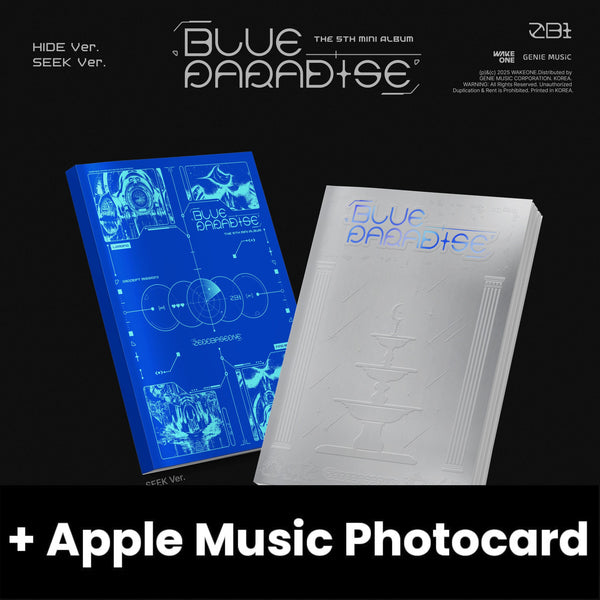 ZB1 - BLUE PARADISE (PHOTOBOOK VER.) + Apple Music Photocard