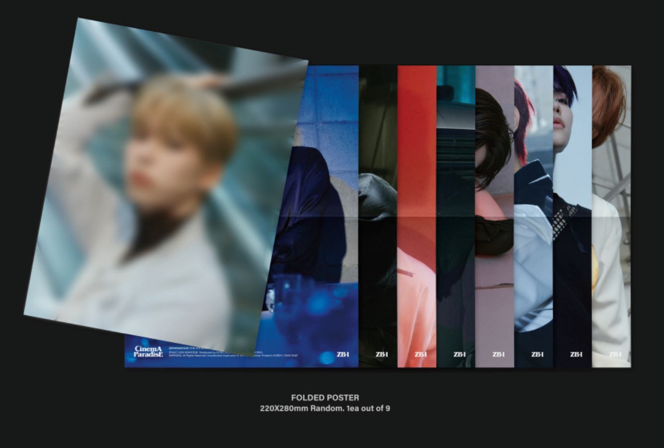 ZB1 - CINEMA PARADISE (THE 4TH MINI ALBUM) DIGIPACK VER. + Apple Music Photocard Nolae