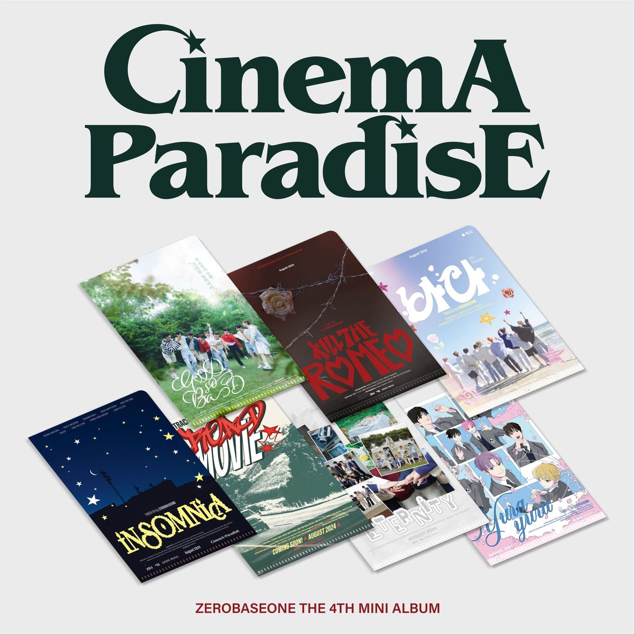 ZB1 - CINEMA PARADISE (THE 4TH MINI ALBUM) ZEROSE VER. — Nolae