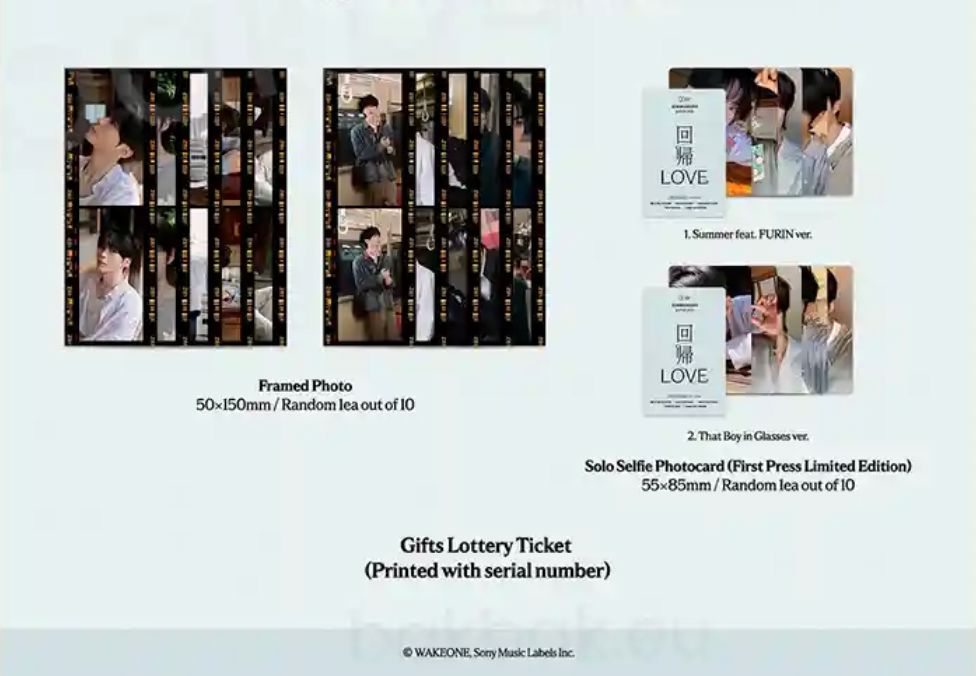 ZB1 - RETURN TO LOVE (JAPAN 2ND EP ALBUM) + HMV Gift Nolae