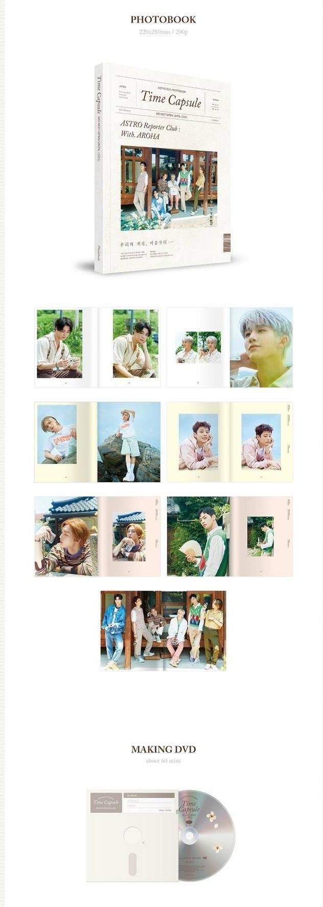 ASTRO 2021 PHOTOBOOK ‘TIME CAPSULE’ ASTRO - ASTRO 2021 PHOTOBOOK TIME CAPSULE + dodatkowy zestaw