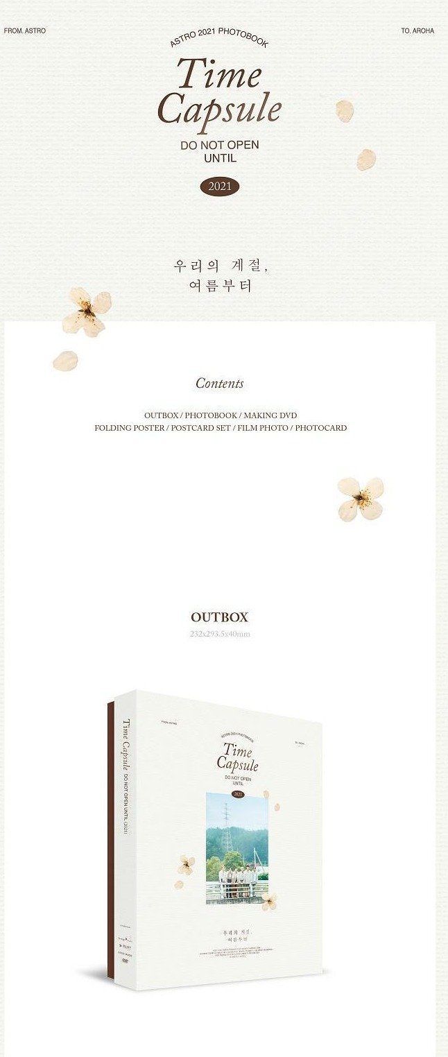 ASTRO 2021 PHOTOBOOK ‘TIME CAPSULE’ ASTRO TIME CAPSULE 2021 PHOTO BOOK - Kpop USA