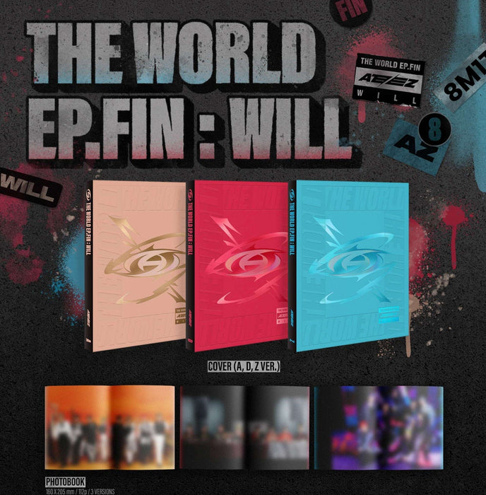 ATEEZ - THE WORLD EP.FIN : WILL (2ND FULL ALBUM) + Makestar Photocard Nolae Kpop