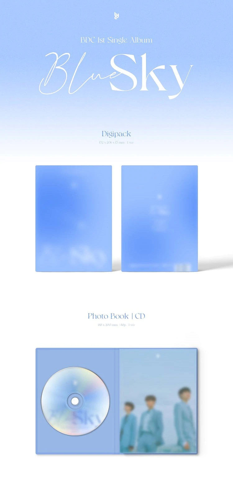 BDC - [BLUE SKY] 1ST SINGLE ALBUM Nolae Kpop