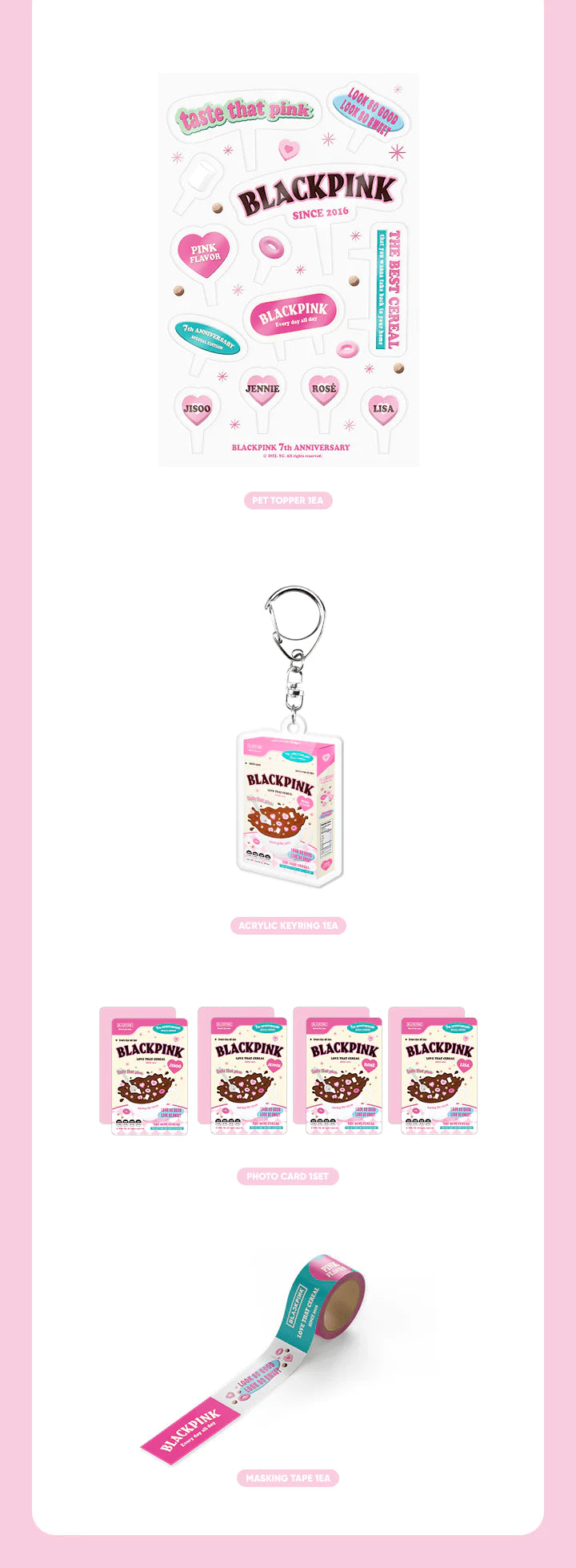 BLACKPINK - 2023 DEBUT ANNIVERSARY CEREAL DECO KIT Nolae Kpop