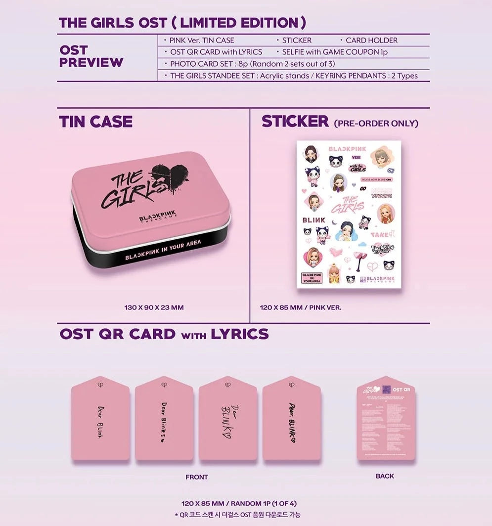 BLACKPINK - THE GAME O.S.T (Limited Stella Edition) Nolae Kpop