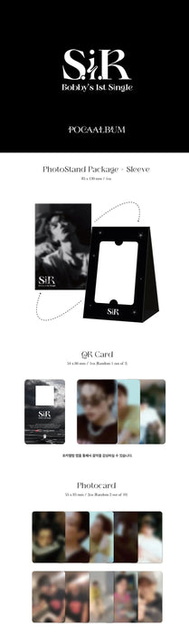 BOBBY - 1ST SOLO SINGLE ALBUM - S.I.R (POCA ALBUM) Nolae Kpop