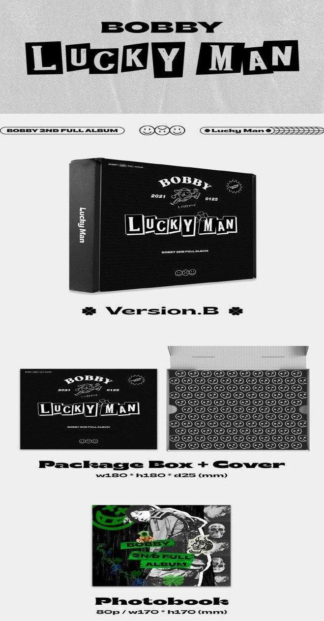 BOBBY - 2nd FULL ALBUM [LUCKY MAN]