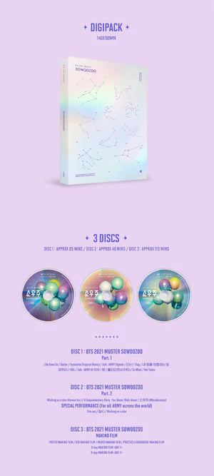 BTS - 2021 MUSTER SOWOOZOO Blu-ray Nolae Kpop