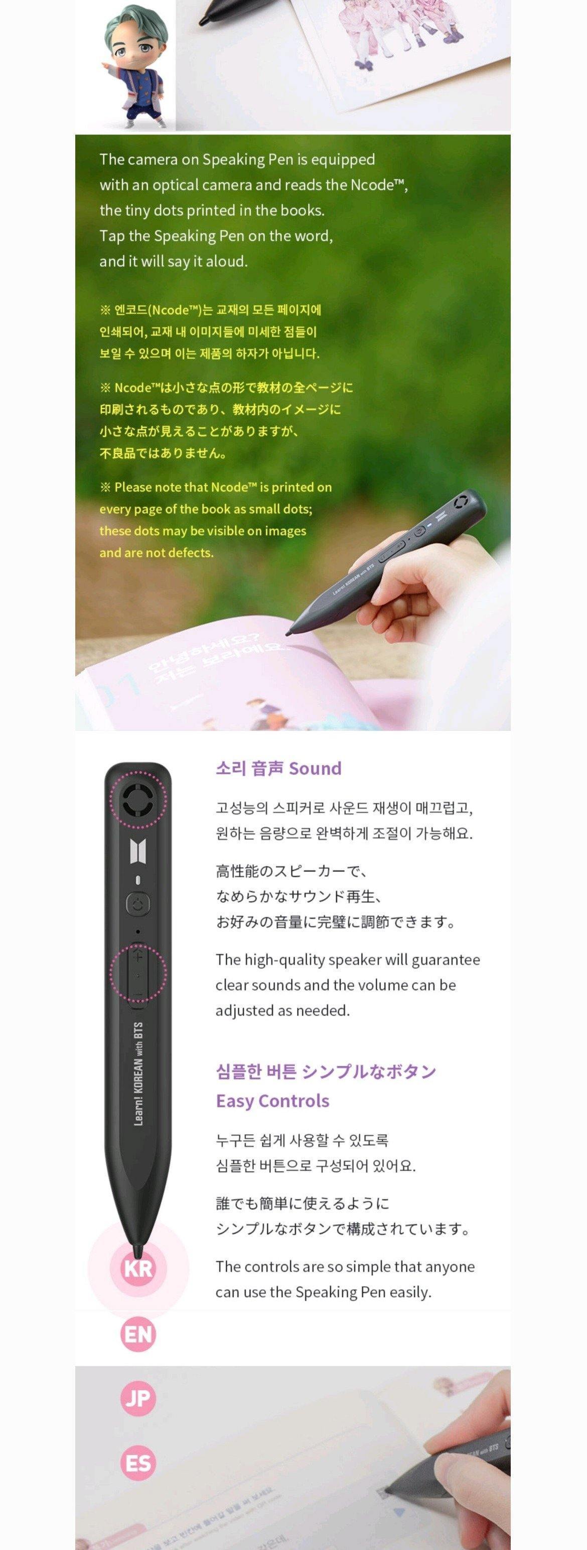 NEW! cheapest Learn Korean with BTS Books and Pen