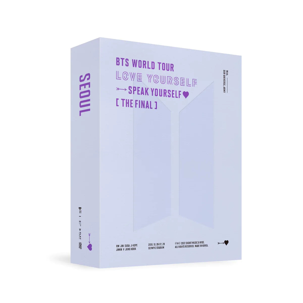 BTS - LOVE YOURSELF SPEAK YOURSELF THE FINAL (DVD) Nolae Kpop