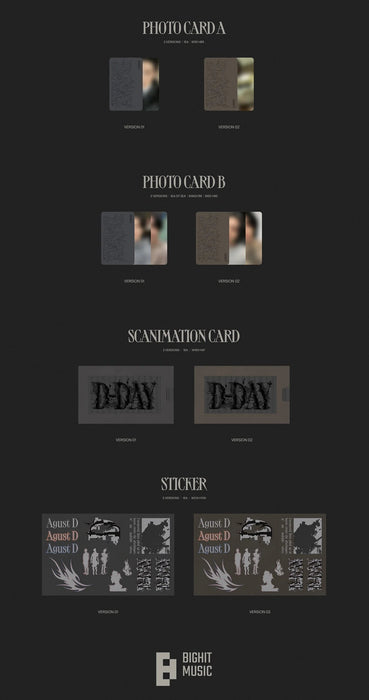 BTS SUGA AGUST D 'D-DAY' RANDOM + FINAL SPECIAL GIFT FOR PICKUP