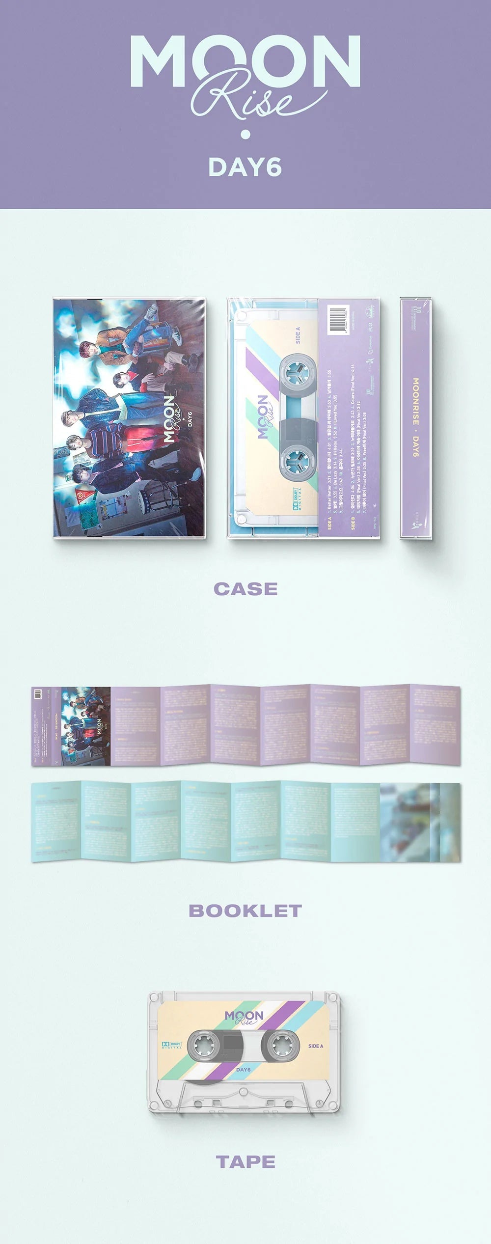 DAY6 - MOONRISE CASSETTE TAPE VER. (FULL ALBUM) Nolae Kpop