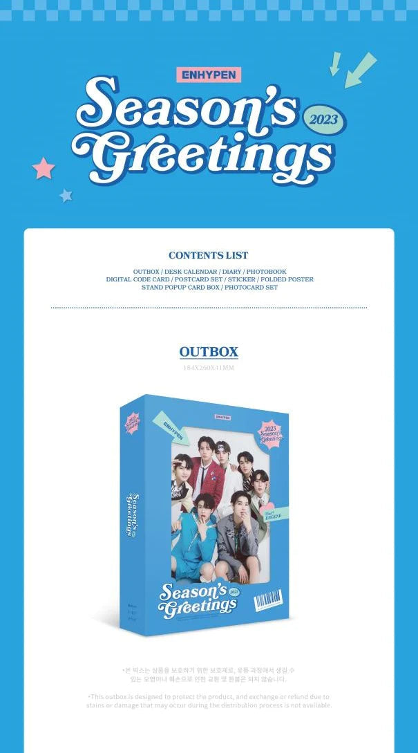 ENHYPEN - 2023 SEASON'S GREETINGS Nolae Kpop