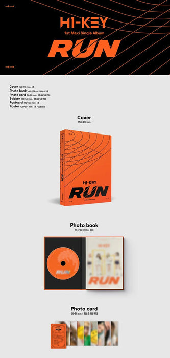 H1-KEY - 1st Maxi Single Album [RUN] Nolae Kpop