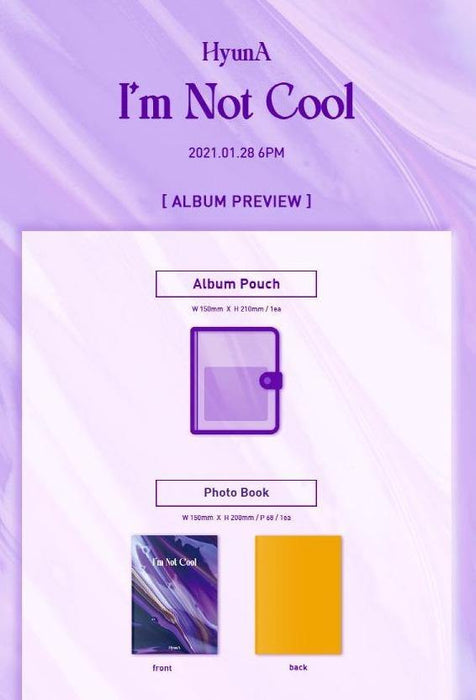 HYUNA - 7th Mini [ I’M NOT COOL]