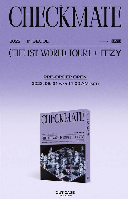 ITZY - 2022 ITZY 1ST WORLD TOUR - CHECKMATE IN SEOUL (DVD) Nolae Kpop