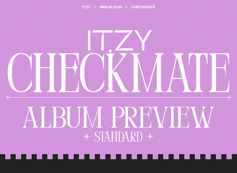 ITZY - CHECKMATE STANDARD EDITION Random version Album+Pre-Order