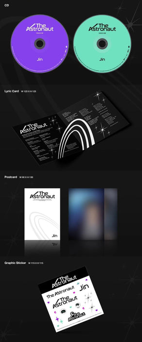 JIN (BTS) - THE ASTRONAUT SET + WeVerse Gift Nolae Kpop