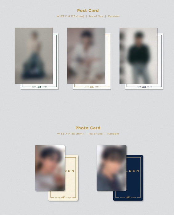  [Set] BTS JUNGKOOK GOLDEN 1st Solo Album 3 Ver Set +