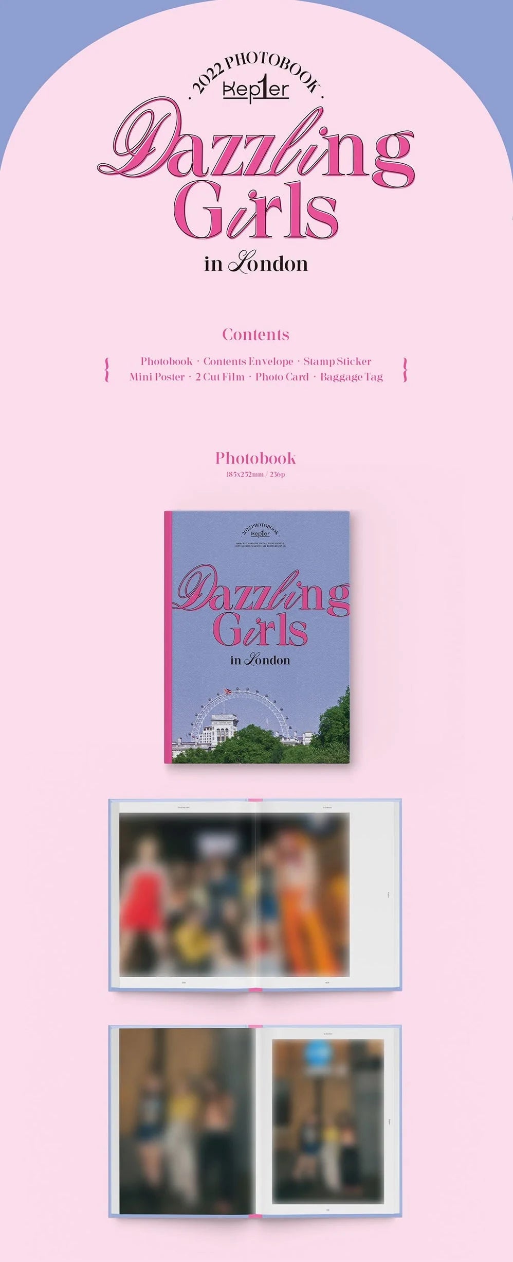 KEP1ER - DAZZLING GIRLS IN LONDON (2022 PHOTOBOOK) Nolae Kpop