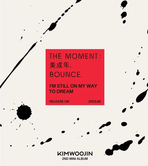KIM WOOJIN - THE MOMENT 美成年, BOUNCE (2ND MINI ALBUM) Nolae Kpop